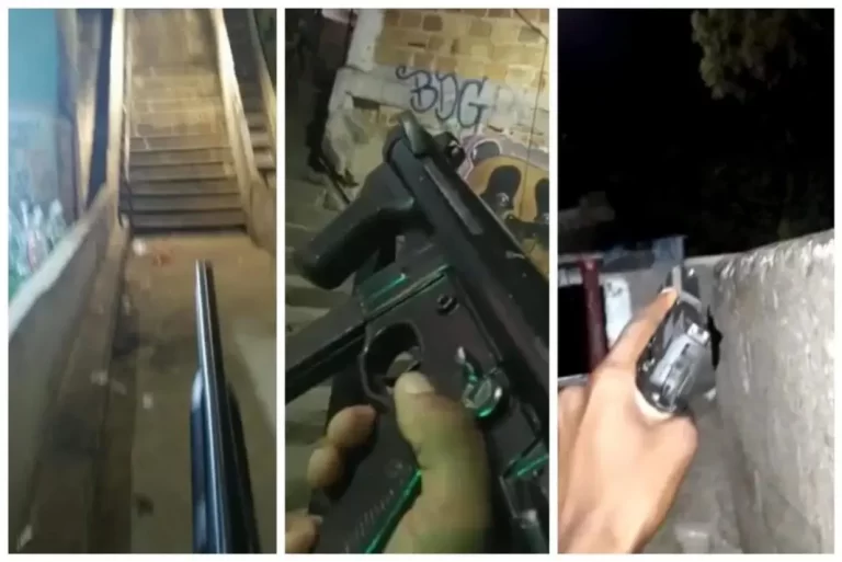 Após facção exibir armas e expulsar famílias, PM faz operação na Gamboa sem prazo de encerramento