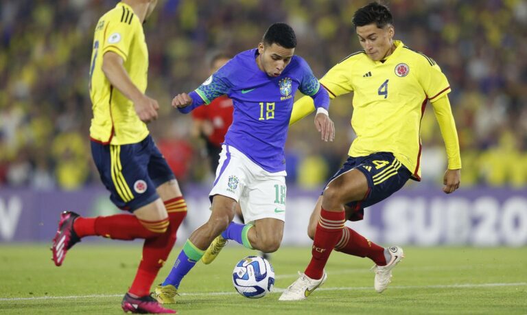 Brasil fica no 0 a 0 com Colômbia no Sul-Americano sub-20