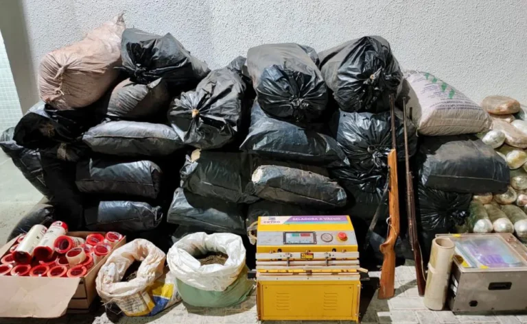Homem é preso no norte da Bahia com 634 kg de maconha em laboratório de drogas
