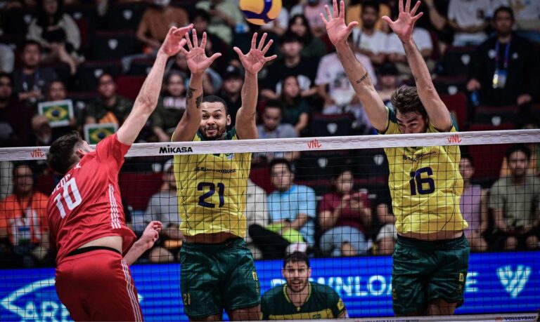 Brasil é superado pela Polônia por 3 sets a 1