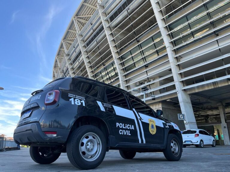 Polícia Civil faz ação pelo fim da violência contra as mulheres na Arena Fonte Nova