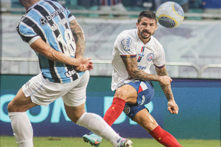 Bahia vence e Grêmio termina jogo com banco de reservas vazio na Arena Fonte Nova