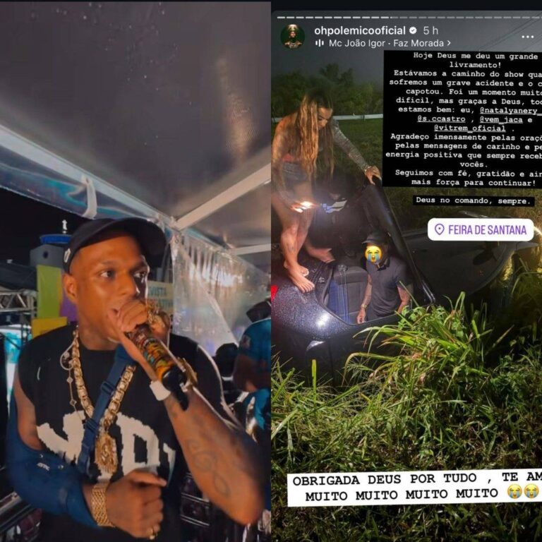 Oh Polêmico Capota Carro Na BR-324 E Comanda Show Ferido Na Micareta De Feira