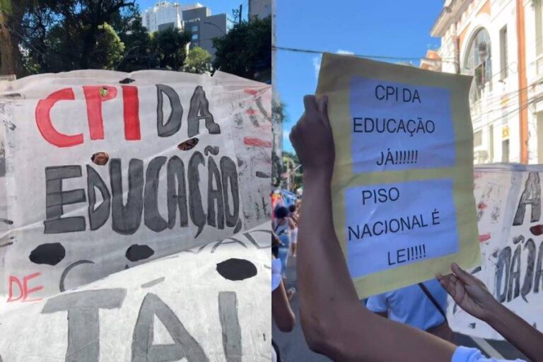 Professores De Salvador Completam 22 Dias De Greve E Protestam Após Sanção De Reajuste