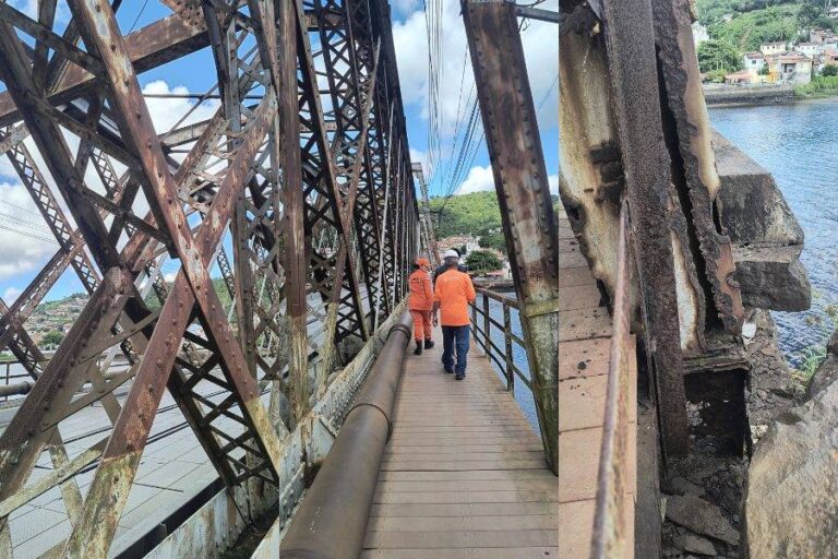 Defesa Civil, IPHAN E Corpo De Bombeiros Fazem Vistoria Na Ponte Dom Pedro II, Em Cachoeira