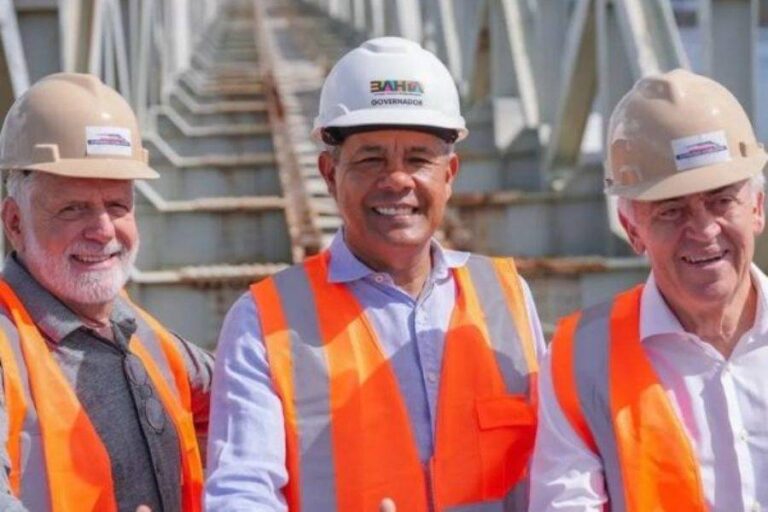 Governador Jerônimo Rodrigues Acompanha Obras Do VLT Em Salvador