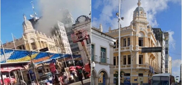 Princípio De Incêndio Atinge Cozinha De Hotel No Palacete Tira Chapéu