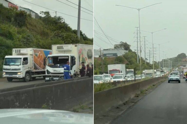 VÍDEO: Acidente Causa Longo Congestionamento Na BR-324, Na Chegada A Salvador