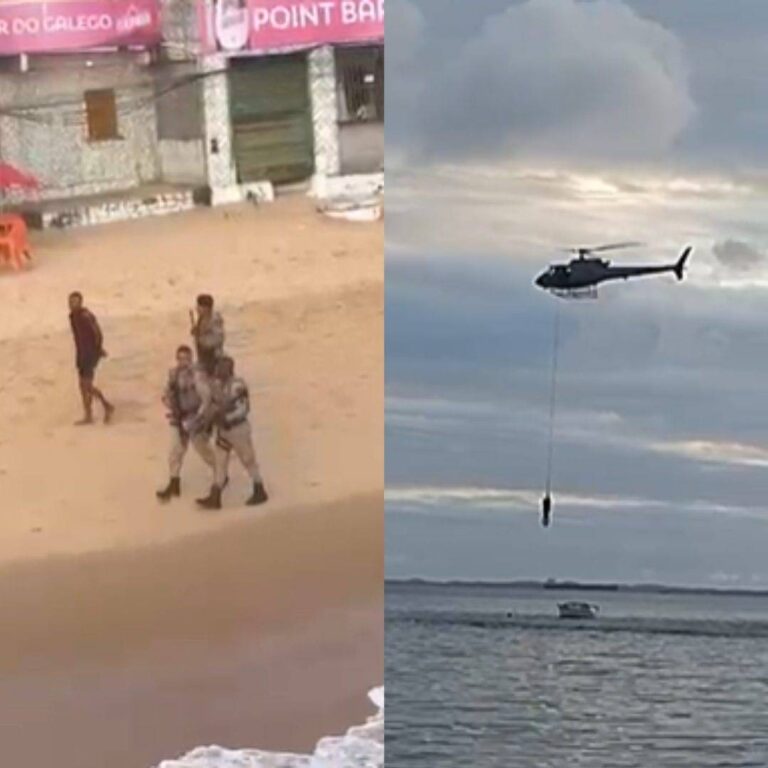 VÍDEO: Homem é Preso Dentro Do Mar Em Salvador; Saiba Mais