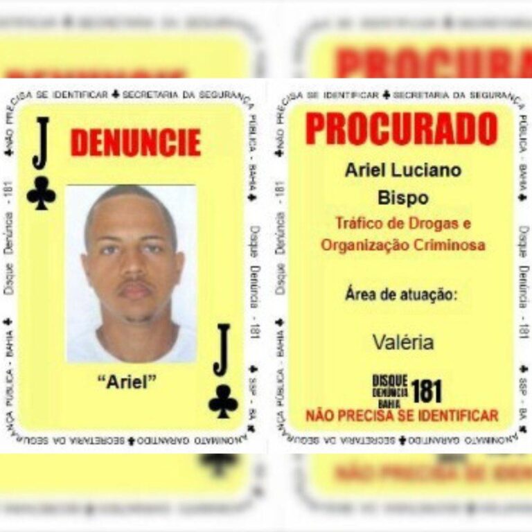 Polícia Prende ‘Valete De Paus’ Do Baralho Do Crime Em Escola De Lauro De Freitas
