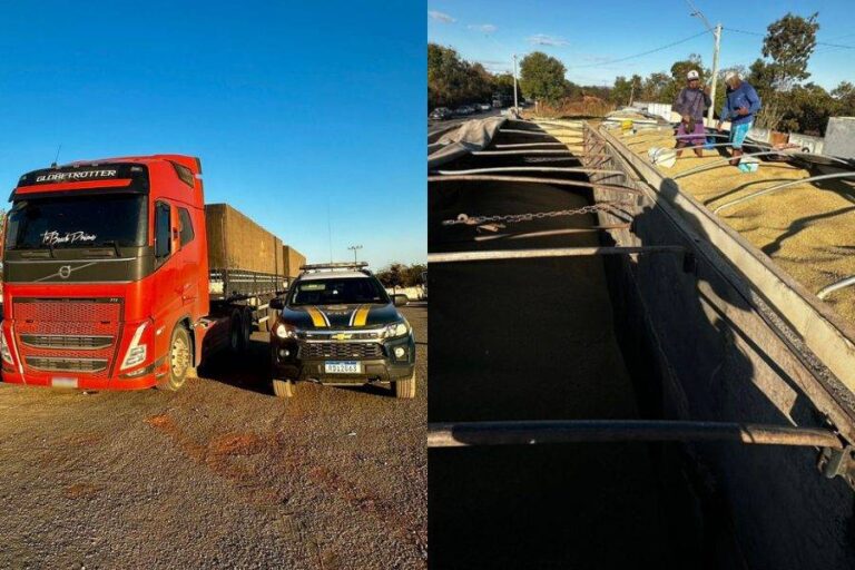 PRF Flagra Caminhão Com 34 Toneladas De Excesso De Peso Na BR-242, Em Barreiras