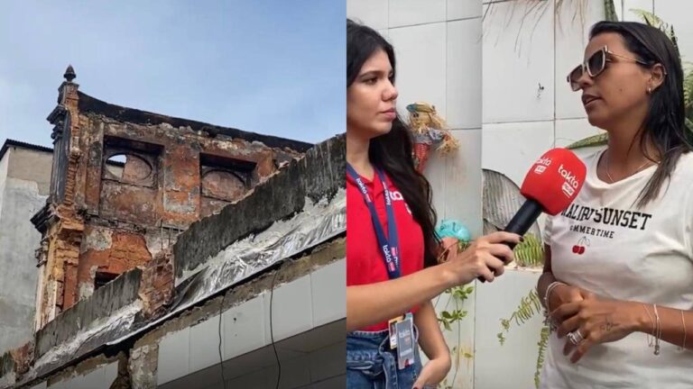 Demolição De Casarão Histórico Atinge Casa Vizinha No Barbalho; Moradora Relata Prejuízos
