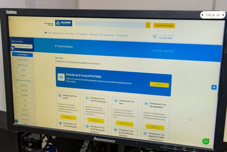Boletos Da TFF E ISS Autônomo Já Podem Ser Emitidos No Site Da Sefaz Salvador