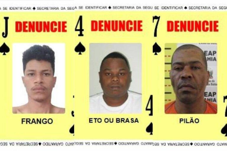 Disque Denúncia Atualiza Baralho Do Crime Com Três Novas Cartas