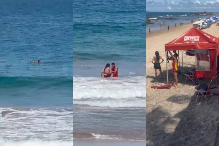 EXCLUSIVO: Turista Espanhola é Resgatada De Afogamento Em Salvador