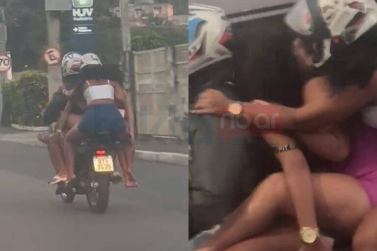 Quatro Pessoas Em Moto Cometem Múltiplas Infrações Em Salvador