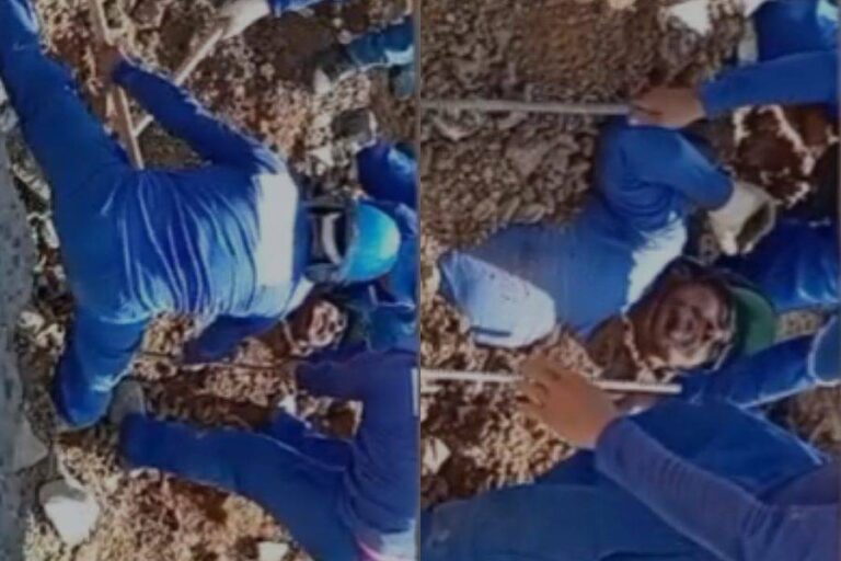 VÍDEO: Trabalhador é Soterrado Durante Obra No Sul Da Bahia