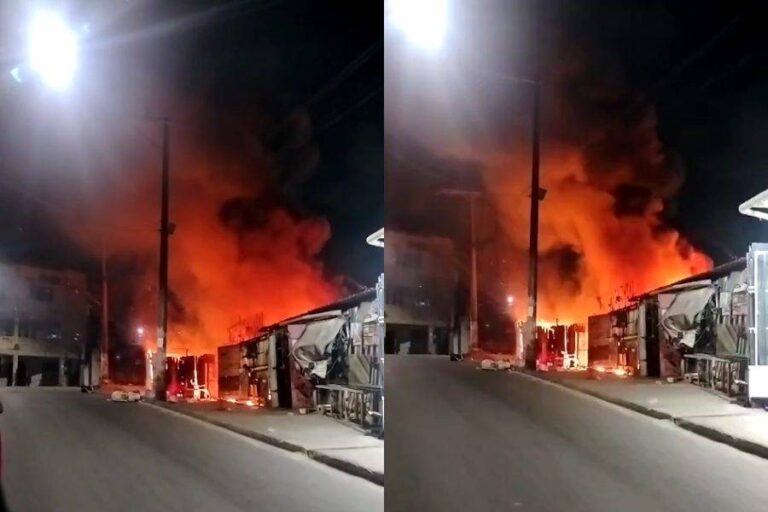 De Novo! Incêndio Atinge Ponto De Reciclagem Em Tancredo Neves