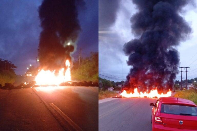 Manifestação Fecha Rodovia E Causa Congestionamento Na BR-415