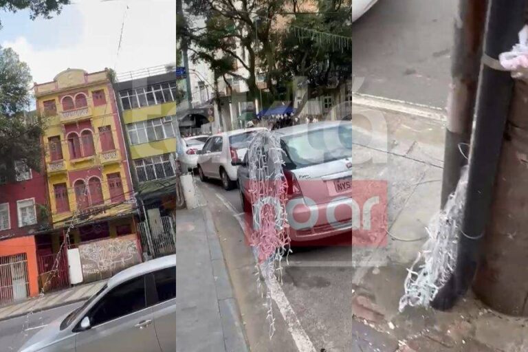 VÍDEO: Iluminação De Natal Rompe E Moradores Pedem Ajuda Na Av. 7 De Setembro