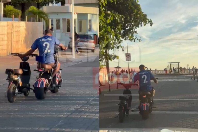 VÍDEO: Flagrante! Condutor é Flagrado Puxando Moto Elétrica Na Barra