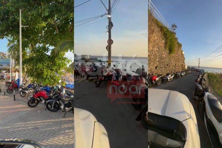 Motocicletas Estacionadas Irregularmente Causam Transtornos Na Barra