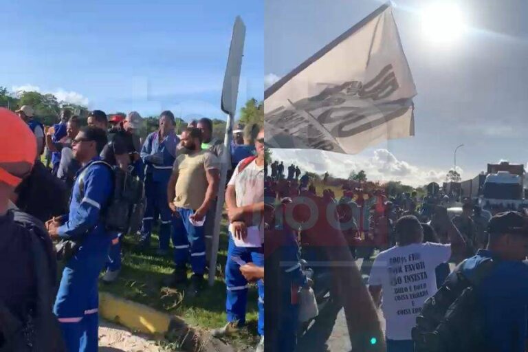 Operários Da BYD Protestam E Bloqueiam Pista Em Camaçari