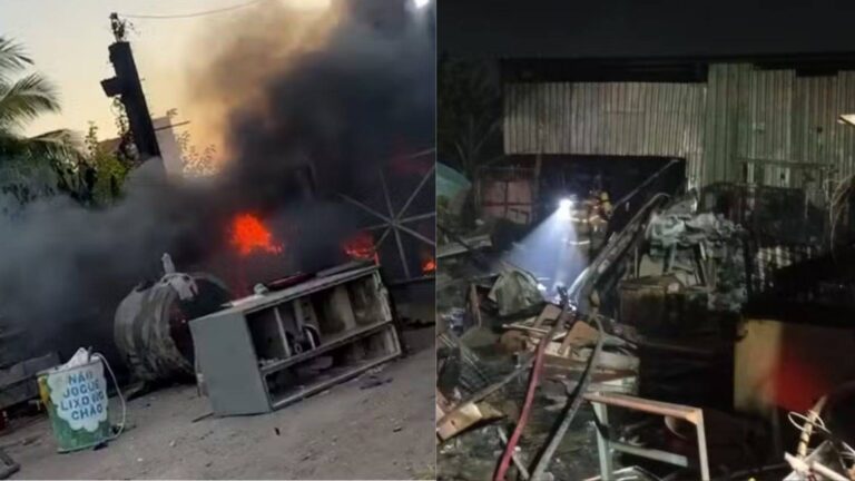 Incêndio Destrói Ferro-velho Em Feira De Santana