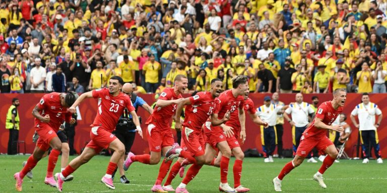 Suíça despacha Colômbia nos pênaltis e define quartas de final da Copa